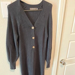 Black sweater dress size small
